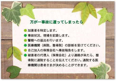 青梅あおき整骨院-交通事故2